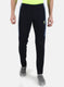 Rock.it Men Navy Blue Self Design Track Pant