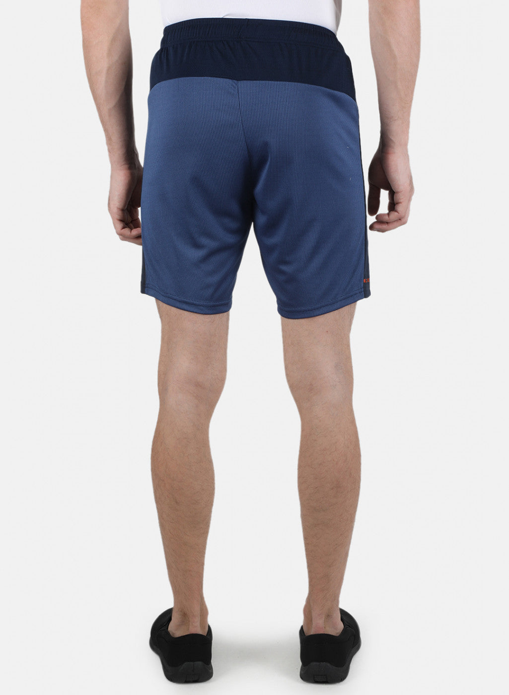 Rock.it Men Royal Blue Self Design Shorts
