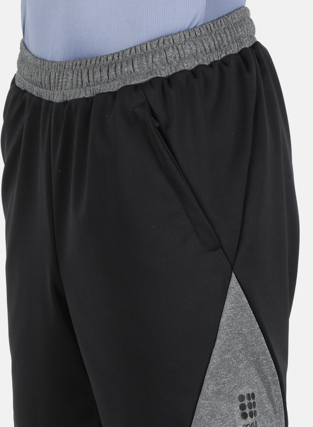 Rock.it Men Black Self Design Shorts