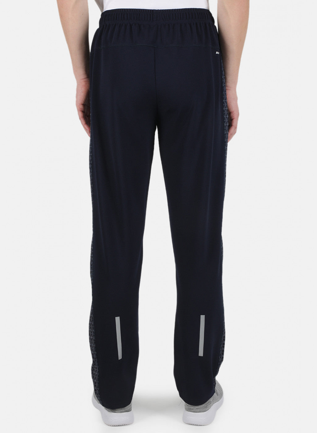 Rock.it Men Navy Blue Self Design Track Pant