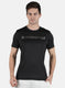 Rock.it Men Black Printed Round Neck T-Shirt