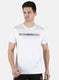 Rock.it Men White Printed Round Neck T-Shirt