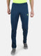 Rock.it Men Blue Self Design Track Pant