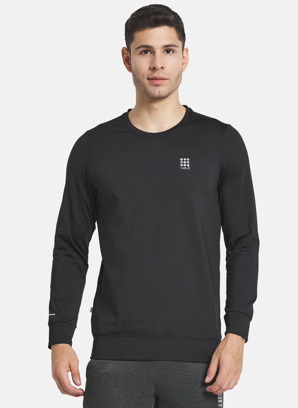 Rock.it Men Black Printed Sweatshirt
