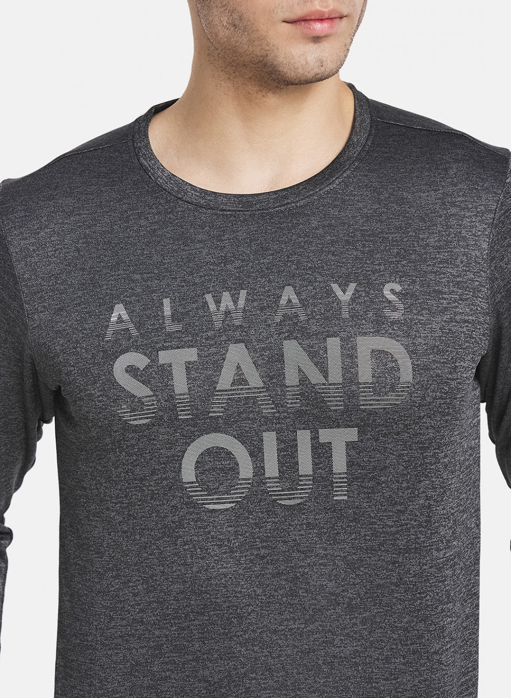 Rock.it Men Grey Printed Sweatshirt