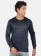 Rock.it Men Navy Blue Printed Sweatshirt