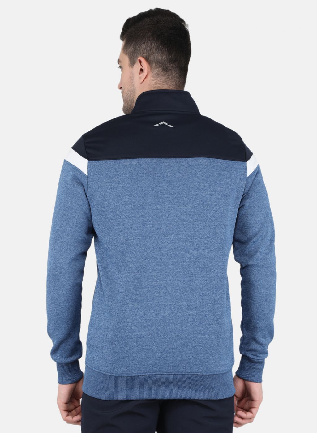 Rock.it Men Blue Solid Sweatshirt