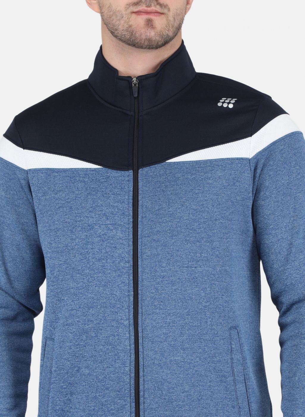 Rock.it Men Blue Solid Sweatshirt