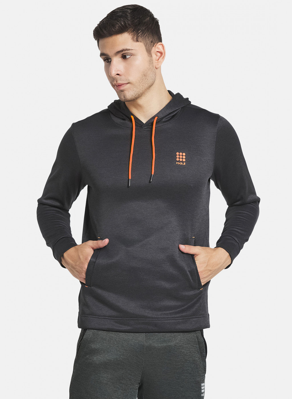 Rock.it Men Black Solid Sweatshirt