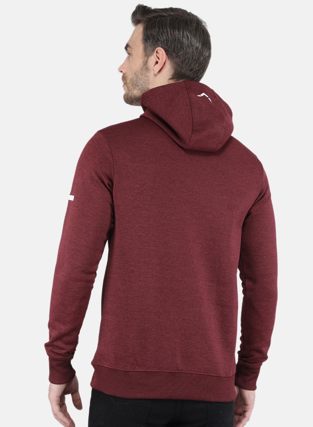 Rock.it Men Maroon Printed Sweatshirt