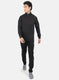 Rock.it Men Black Self Tracksuit