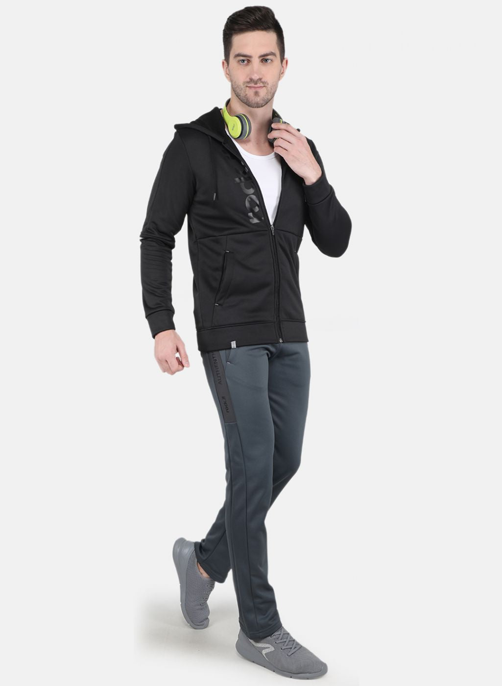 Rock.it Men Grey Regular Fit Lower