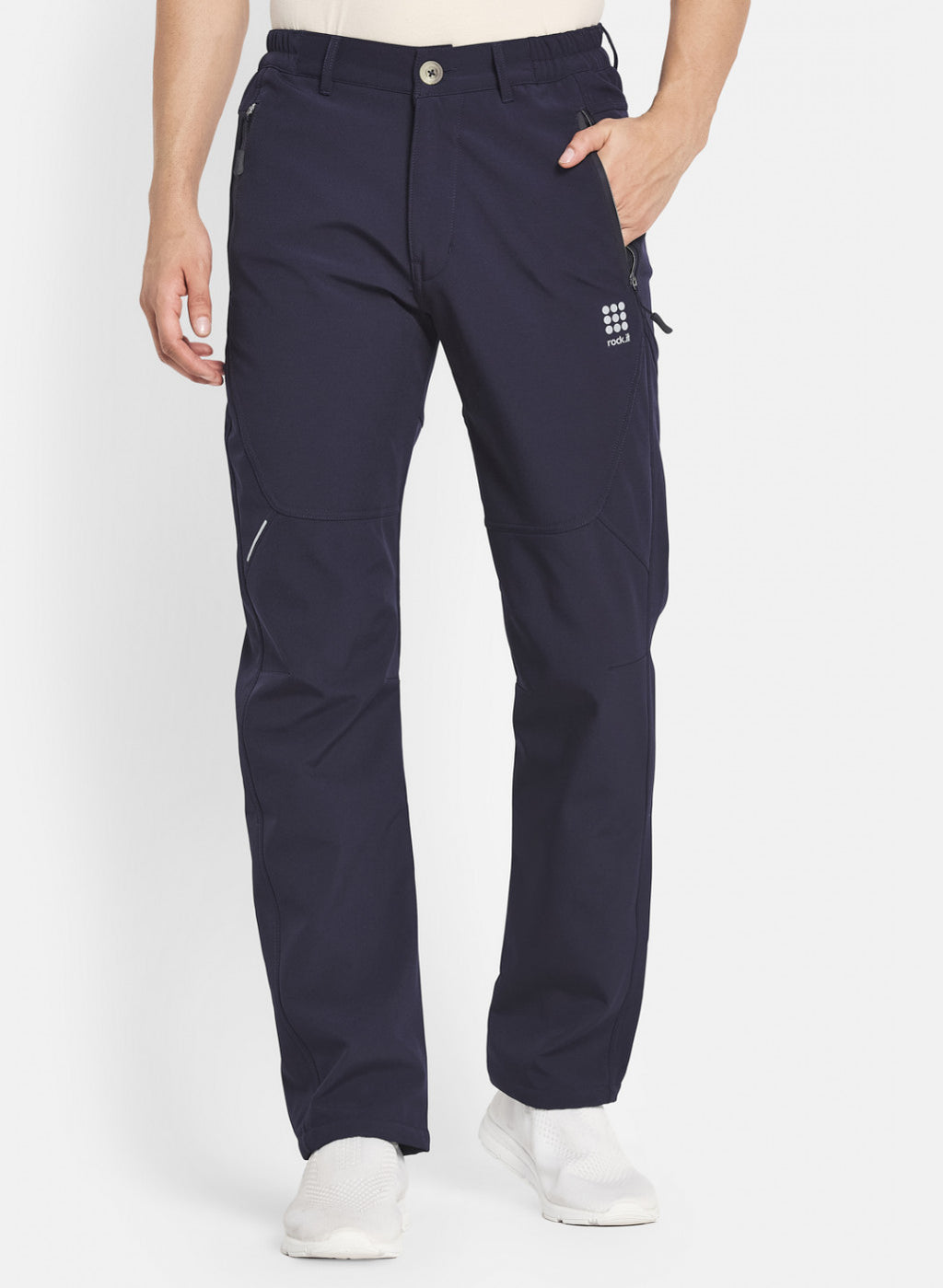Rock.it Men Navy Blue Regular Fit Lower
