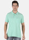 Men Green Plain T-Shirt