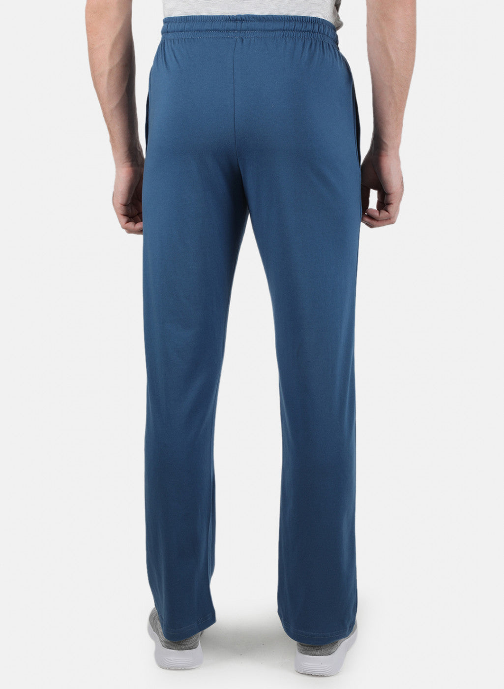 Men Blue Plain Lower