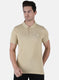 Men Brown Plain T-Shirt