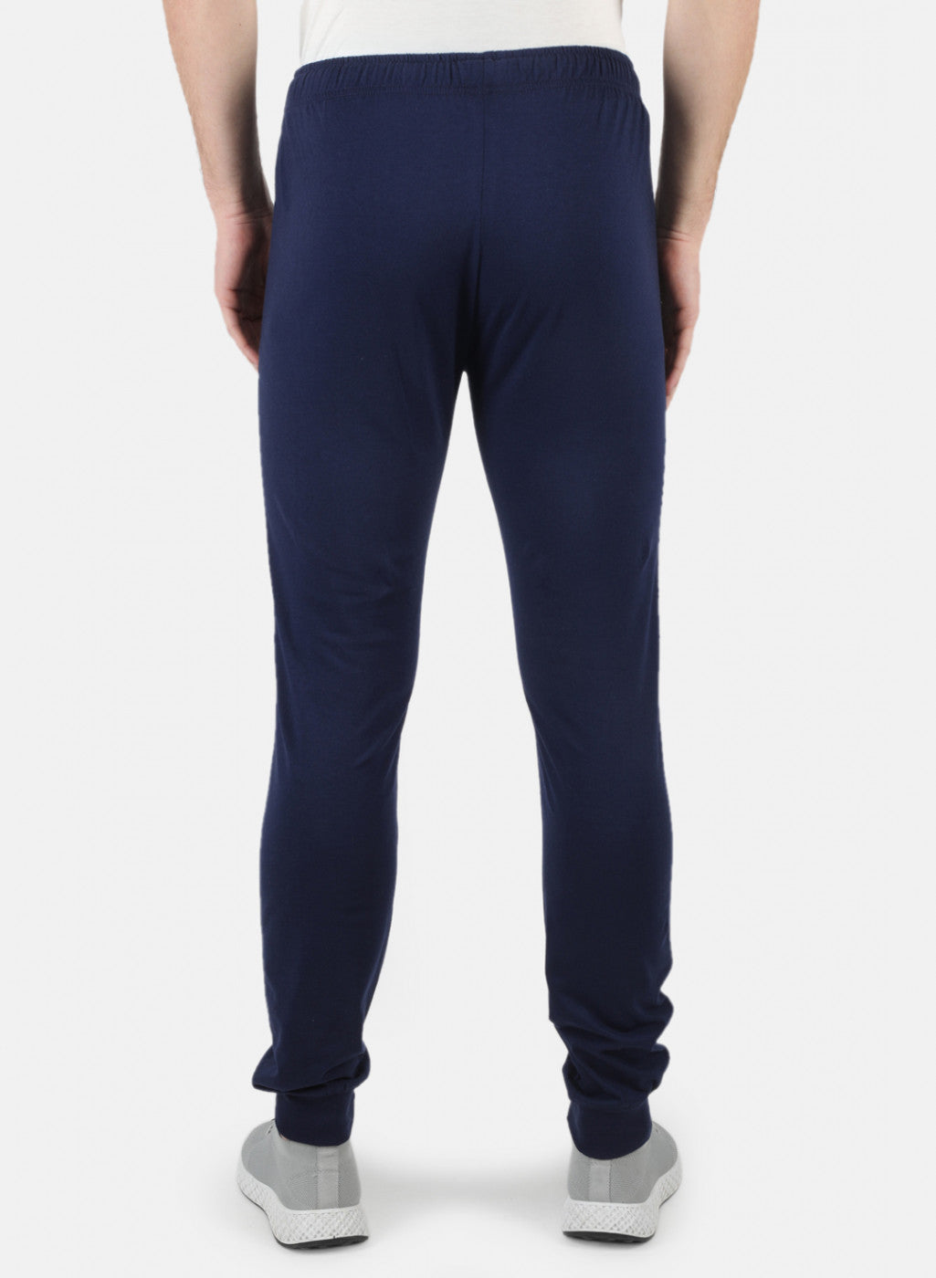 Men Blue Plain Lower