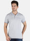 Men Blue Plain T-Shirt