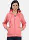Women Pink Solid Sweatshirt