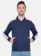 Men Blue Solid Sweatshirt