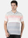 Men Pink Stripe T-Shirt