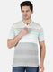 Men Blue Stripe T-Shirt