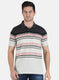 Men Grey Stripe T-Shirt