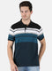 Men Blue Stripe T-Shirt