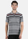 Men Black Stripe T-Shirt