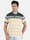 Men Yellow Stripe T-Shirt