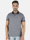 Men Blue Stripe T-Shirt