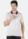 Men Maroon Stripe T-Shirt