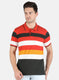 Men Multicolor Stripe T-Shirt