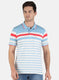 Men Blue Stripe T-Shirt