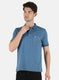 Men Blue Printed T-Shirt