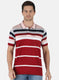 Men Pink Stripe T-Shirt