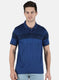 Men NAvy Blue Stripe T-Shirt
