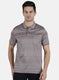 Men Maroon Stripe T-Shirt
