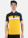 Men Yellow Plain T-Shirt