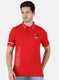 Men Red Printed T-Shirt