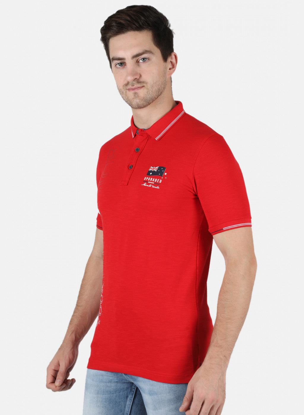 Men Red Printed T-Shirt