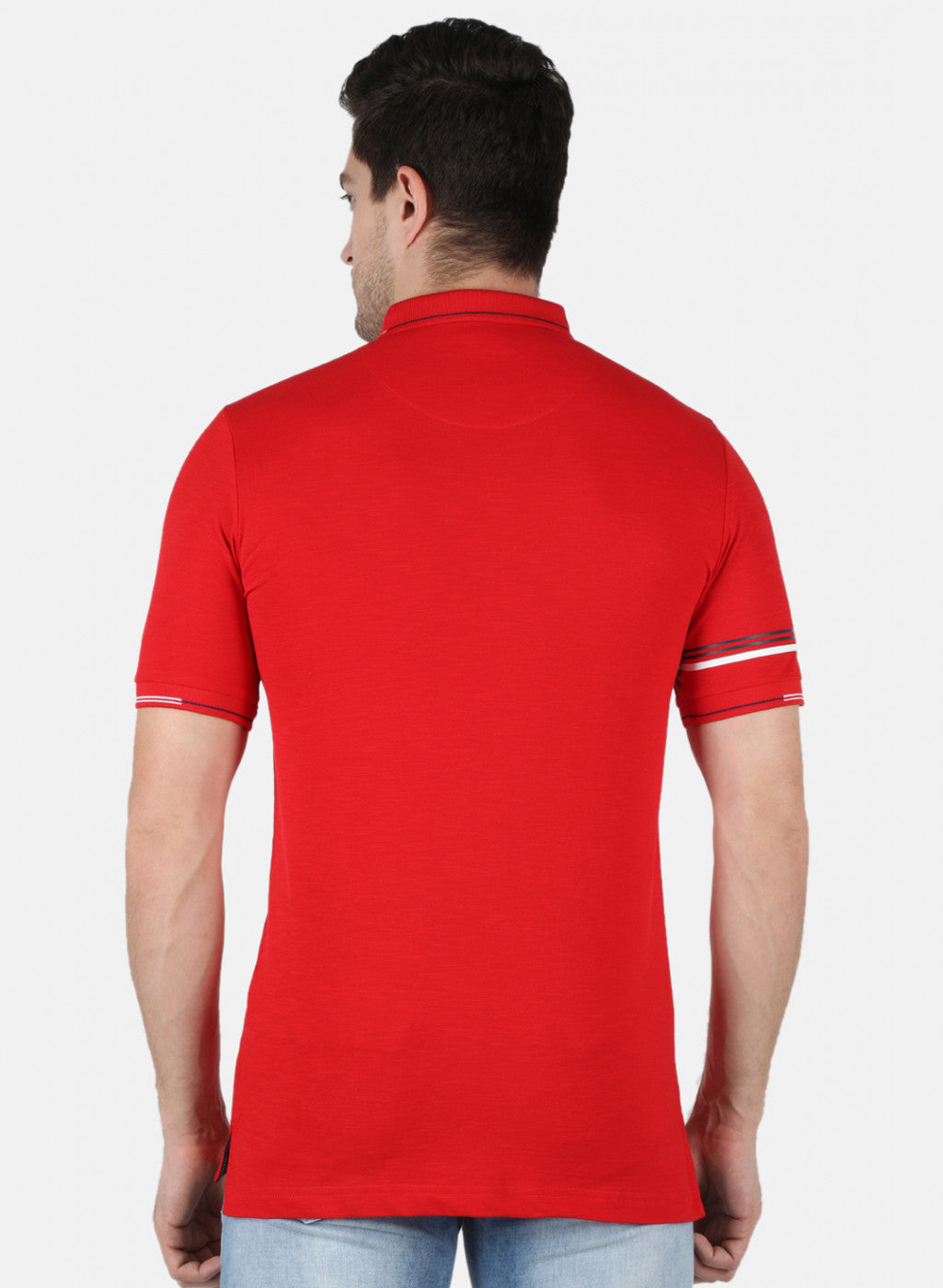 Men Red Printed T-Shirt