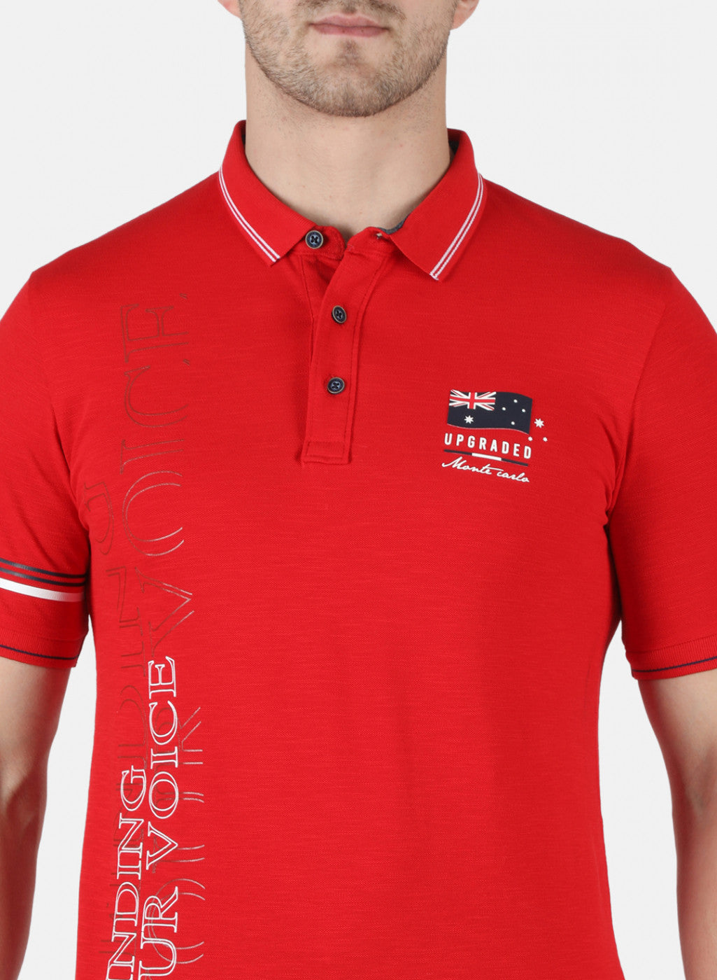 Men Red Printed T-Shirt