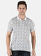 Men Grey Printed T-Shirt