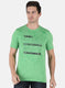 Men Green Printed T-Shirt