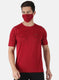 Men Maroon Printed T-Shirt