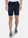 Men NAvy Blue Light Wash Bermuda