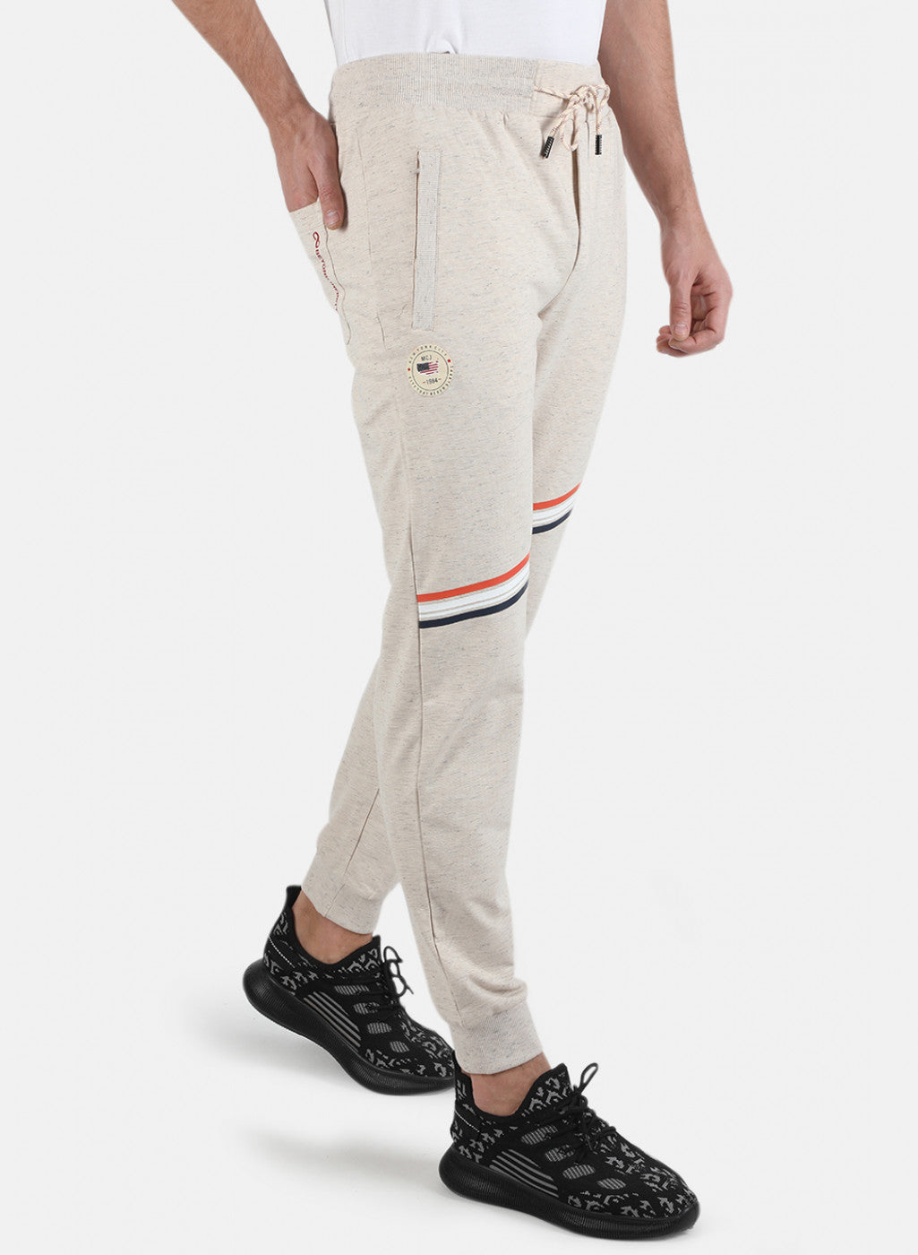 Men Beige Regular Fit Lower