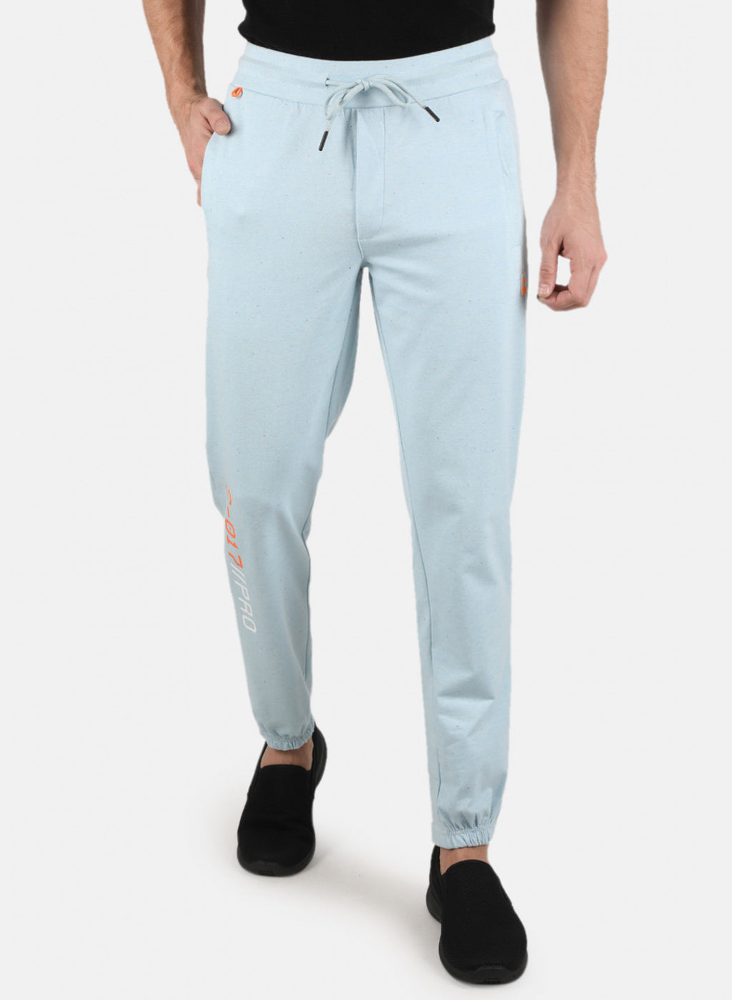Men Blue Plain Lower