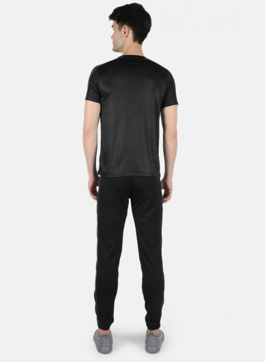 Men Black Printed Lower Set